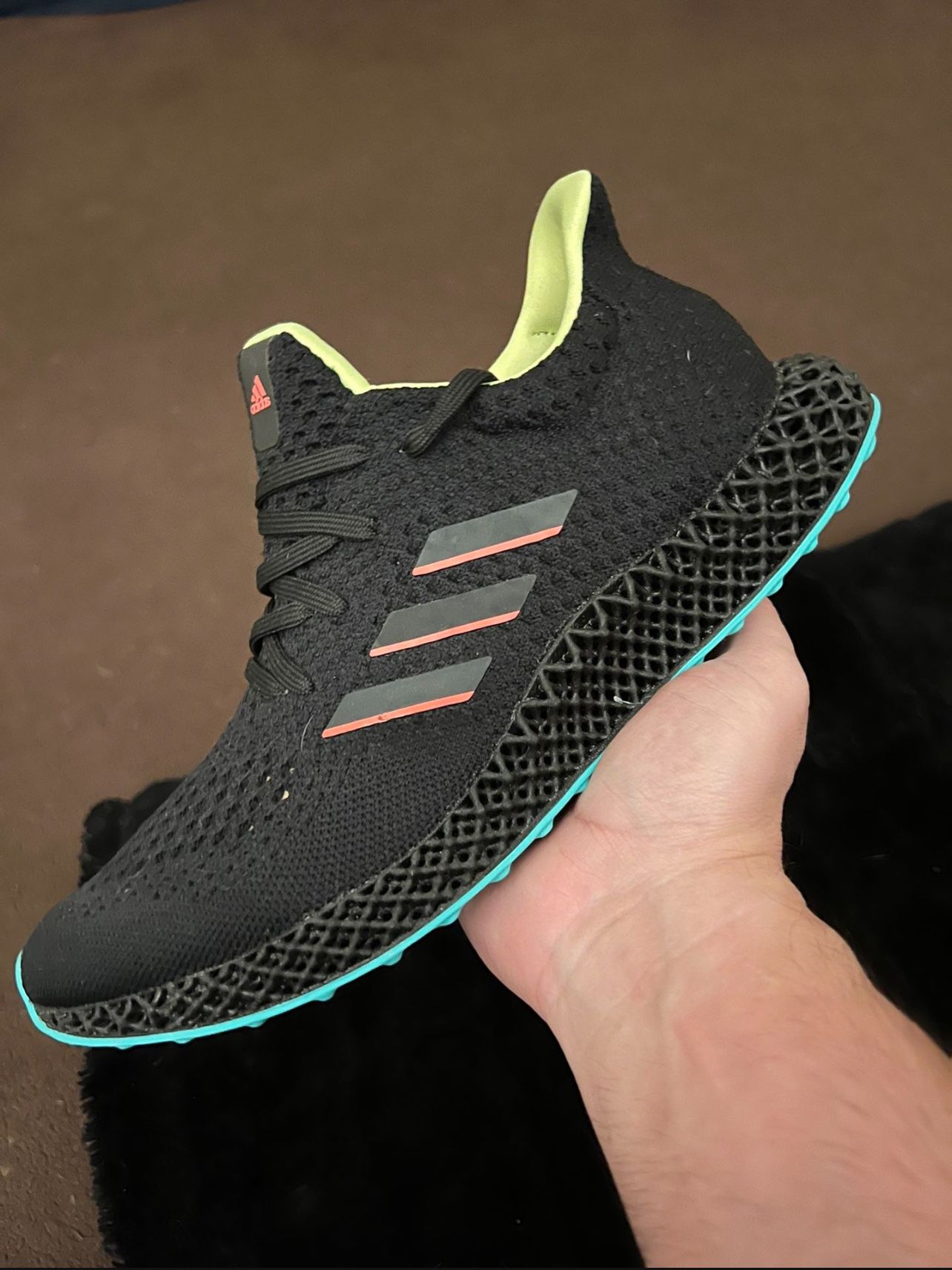 Adidas Futurecraft 4D Neon Yellow Size 8 