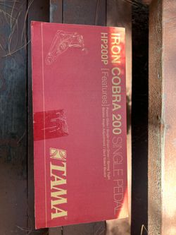 Iron cobra kick drum pedal
