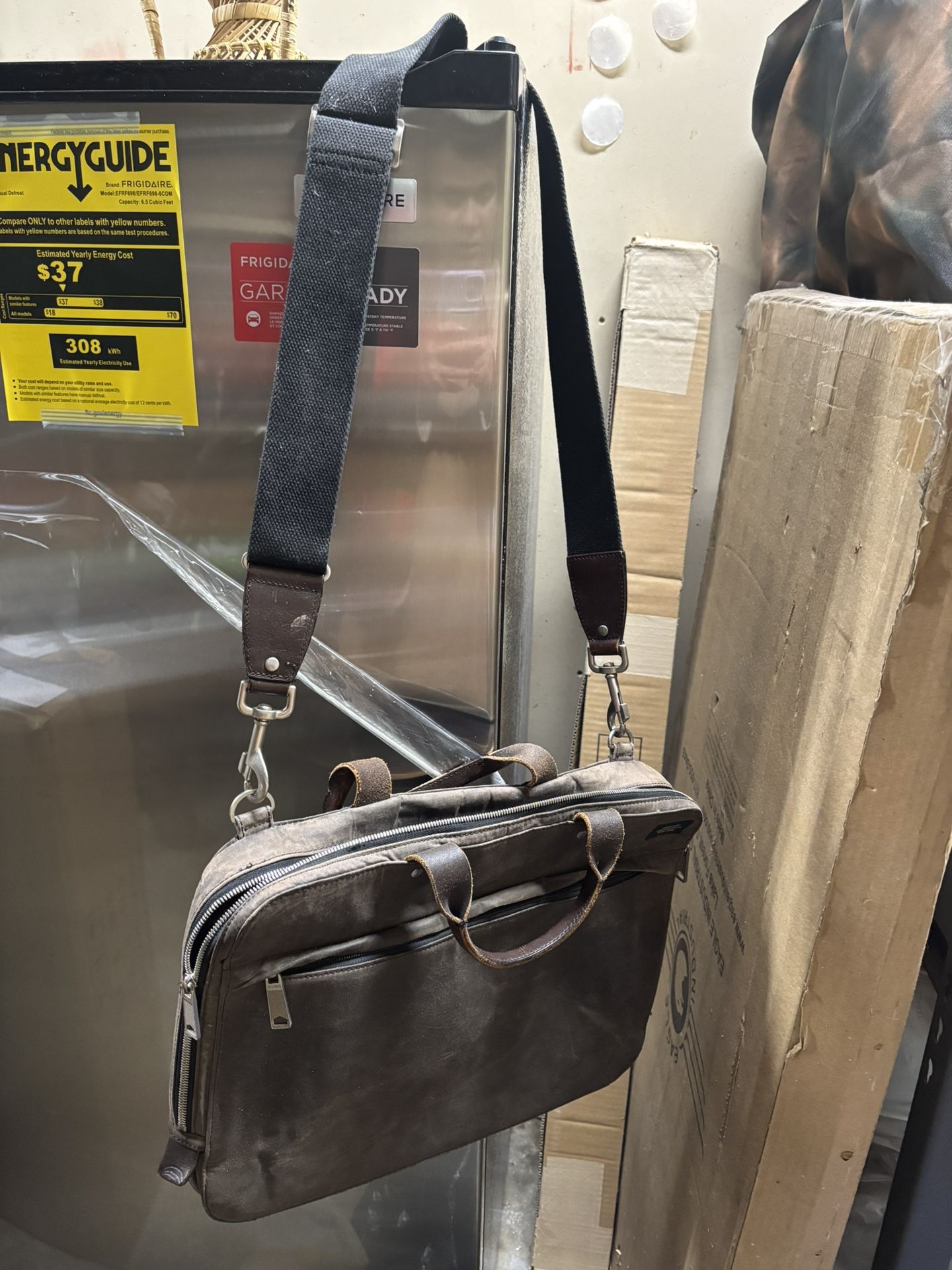 LOW PRICE MOVING- $280 + Tax Retail KATE SPADE JACK SPADE LEATHER LAPTOP BAG