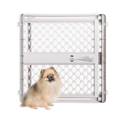 Universal Pet Gate: 26” - 42” Wide Dog Gate For Doorways With Pressure Fit