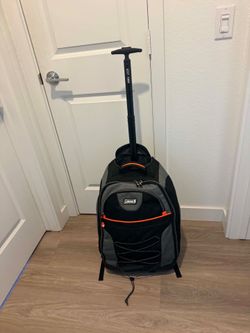 Coleman Rolling Backpack, Grey