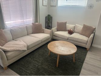 Sofa and love seat + middle table