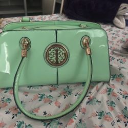 Green Tree Of Life Purse