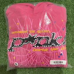 Sp5der Worldwide Web Hoodie Size S