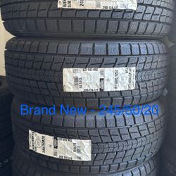 (4) - 245/50/20 Dunlop Winter Maxx SJ8 Snow Tires
