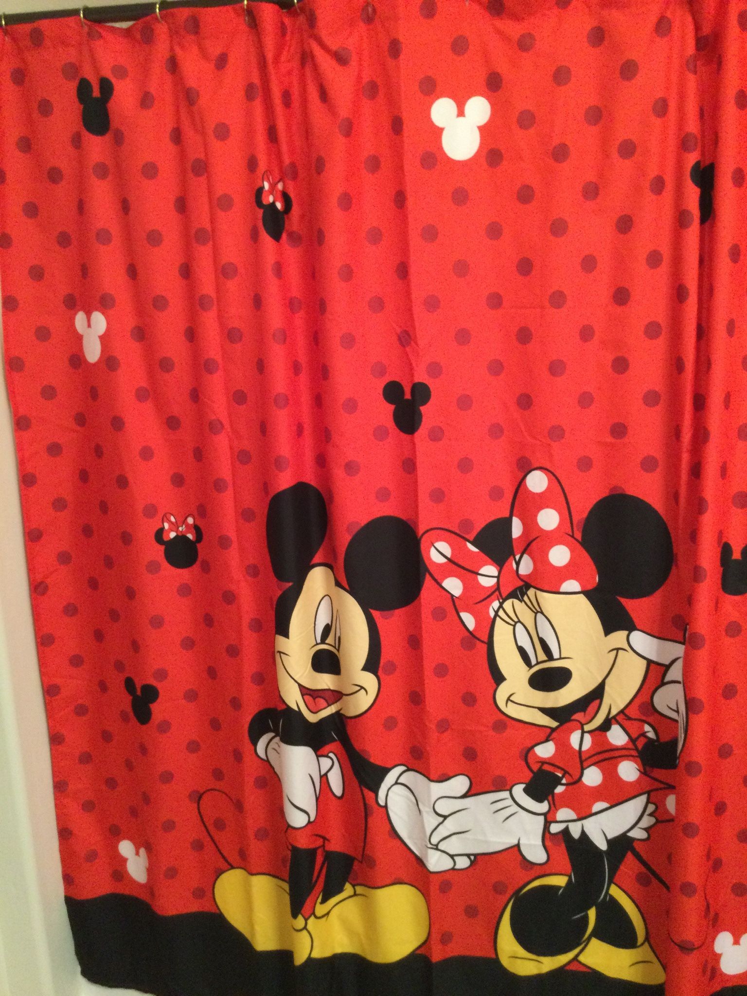 Shower Curtain Mickey And Minnie