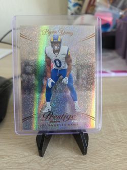 Rams  Byron  Young  Parallel  Card