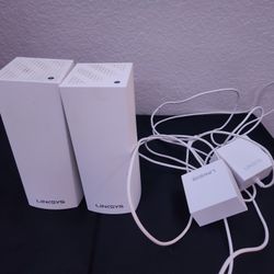 Linksys 2-Pack Velop Intelligent Mesh Wi-Fi System, White