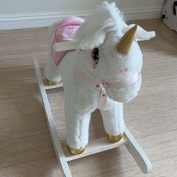 unicorn rocking horse