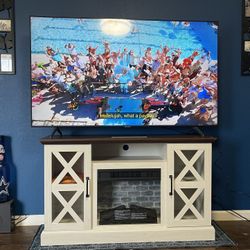Fireplace Heater TV Stand