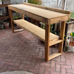 Wooden MDF Foldable Work Table 