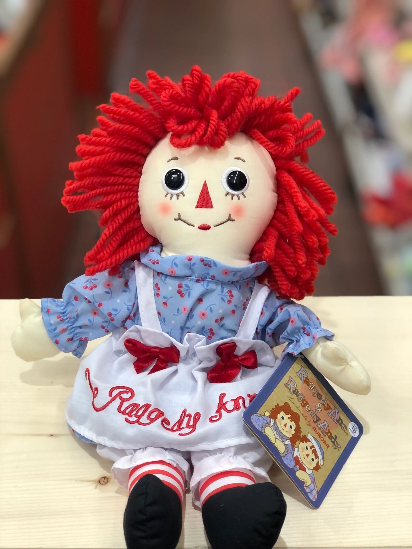 NEW Classic Raggedy Ann Doll Plush 12"