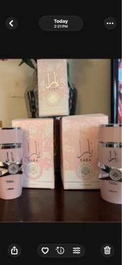 **EMPTY**LATTAFA YARA PERFUME BOXES & BOTTLES**EMPTY**