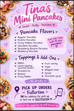 mini pancakes