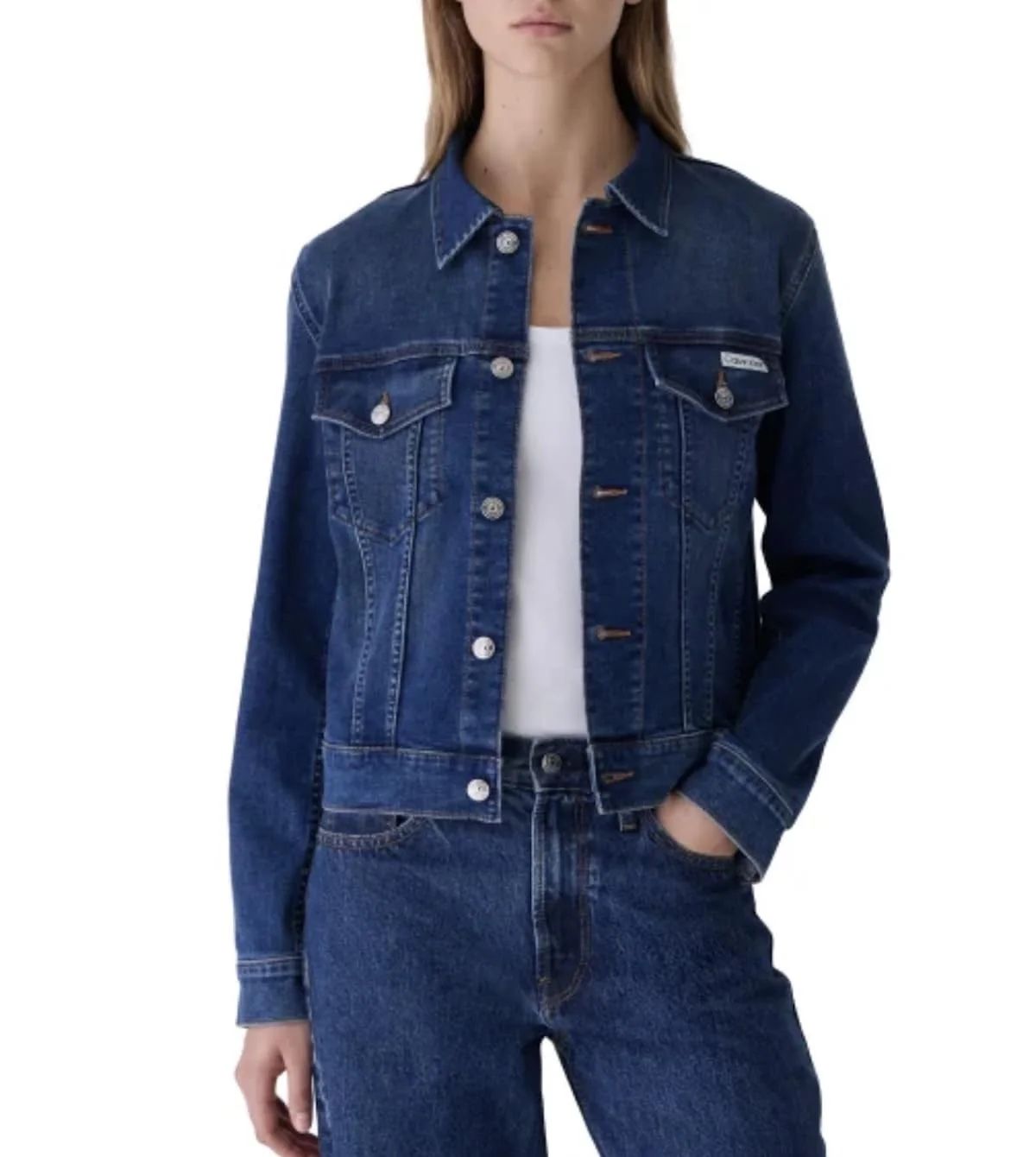 NWT Classic Trucker Jacket Storm Blue Small