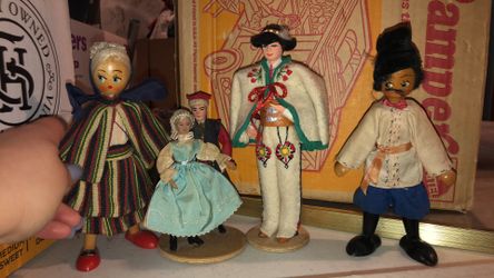 Vintage polish dolls made in Poland