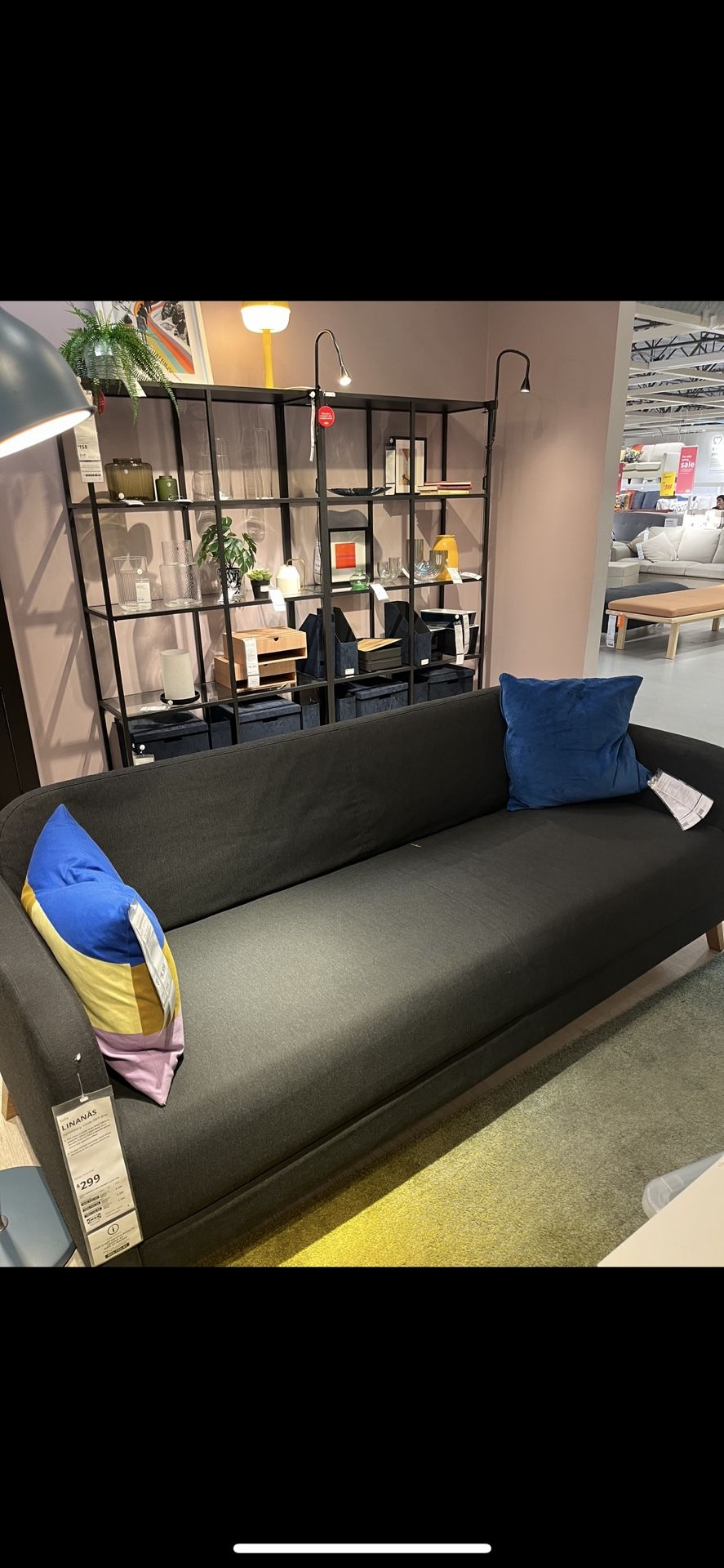 IKEA Black Couch