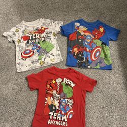 Marvel Toddler 3T Shirts Set