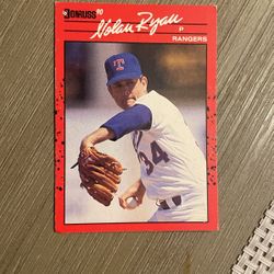 Nolan Ryan Baseball Card 1990