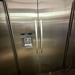48” Kitchenaid Built In Stainless Steel Refrigerator