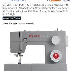 SINGER Sewing Machine & Case New NEVER USED