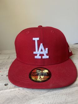 Los Ángeles Dodgers red new era hat size 7
