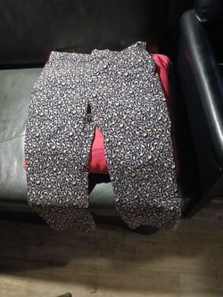 Leopard Print Casual Pants
