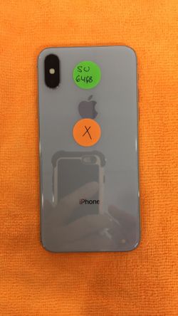 iPhone X 64GB Silver Software Unlocked