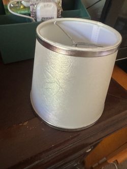 Silver Drum Lamp Shade