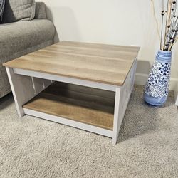Farmhouse Square Coffee Table 