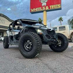 15" Fuel RZR & CAN AM RIMS AND TIRES 32/11.50/15 ATTURO XT