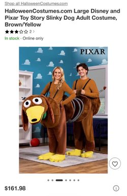 TOY STORY SLINKY COSTUME *USED ONLY ONCE*