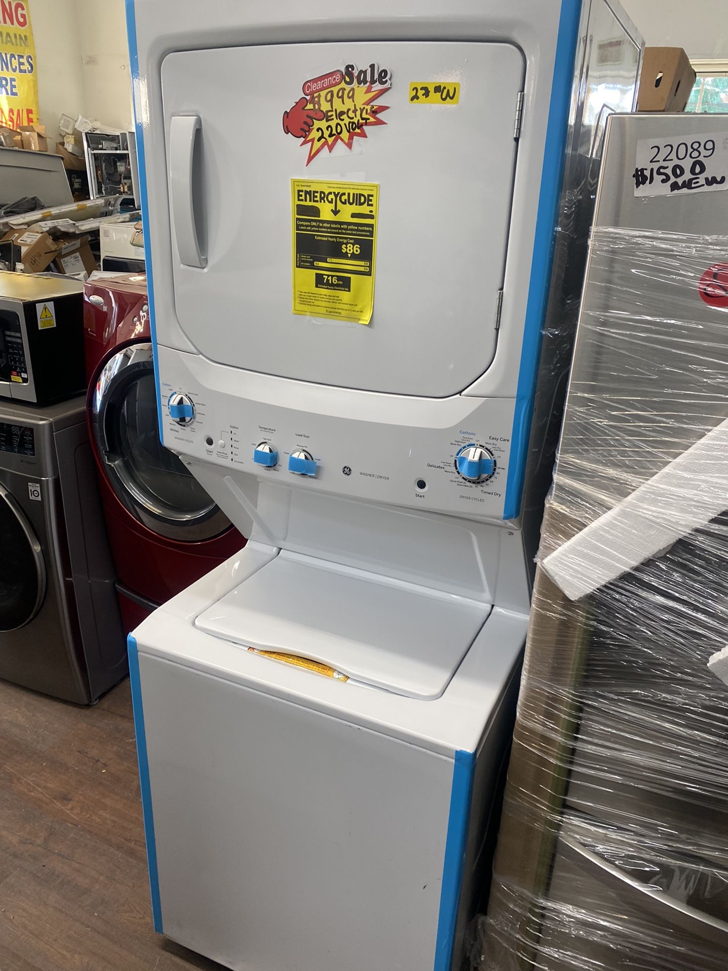 General Electric ⚡️ Laundry Center High Efficiency