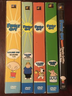Family Guy Dvds Seasons 1-5+ Stewie Griffin The Untold Story