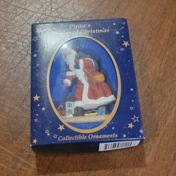 Pipka’s Stories Of Christmas Collectible Ornament 11424 German St. Nick 
New in the box . Approximately 4" tall. UPC 48.
Weight 4oz plus shi