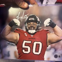 Bucs 8x 10 Autographs COA