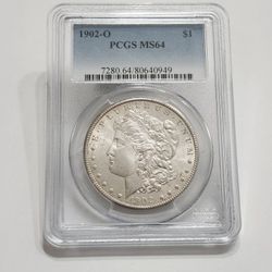 1902-O Silver Morgan Dollar PCGS MS 64 / COIN