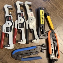 6 Tools, PCT Coax Cable Crimpers Compression Tools RG 6-59 7-11