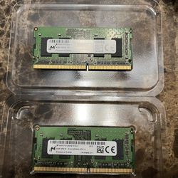 2x 4gb DDR4 Laptop Memory