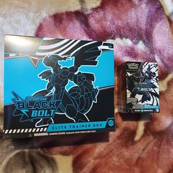 Pokemon Black Bolt ETB And Booster Bundle