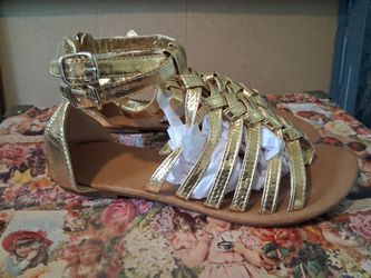 FOREVER21 Gold Sandals 