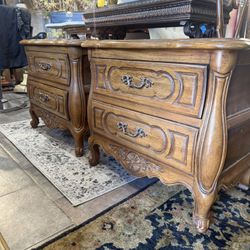 Antique Solid Wood Nightstands
