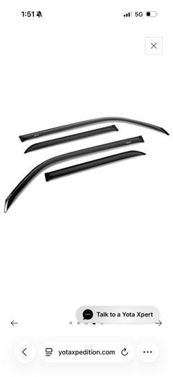 5th Gen Toyota 4 Runner AVS oustide mount visors