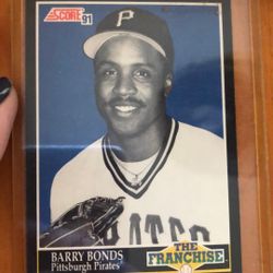barry bonds card 1991