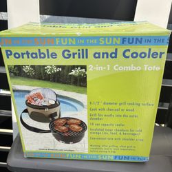 Portable Grill And Cooler 