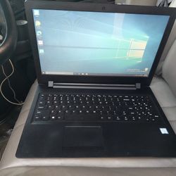 LENOVO LABTOP   WINDOWS  10 PRO  500 GIGS HARD DRIVE STORAGE AND 4 GIGS  RAMS  WITH  CAMERA  AND WIFI ORIGINAL  CHARGER 