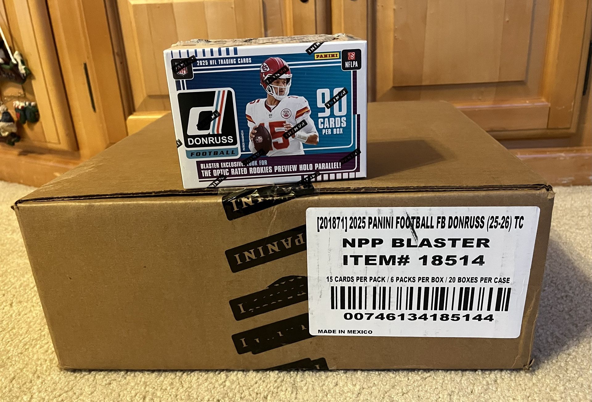 2025 Donruss football blasters sealed case 