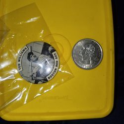 1950's Vintage Ted Williams button