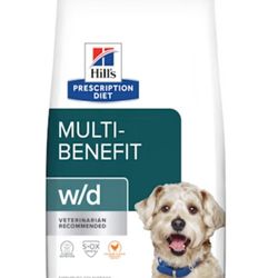 Hill's Prescription Diet w/d Multi-Benefit Digestive/Weight/Glucose/Urinary  Management Dog Food 8.5lbs Bag