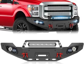 Off Road Front Bumpers For 2011-2016 3rd Gen Ford F250 F350 F450 Super Duty | Yzona  SKU:  XBCB-0062
